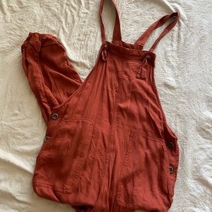 Rust orange jumpsuit